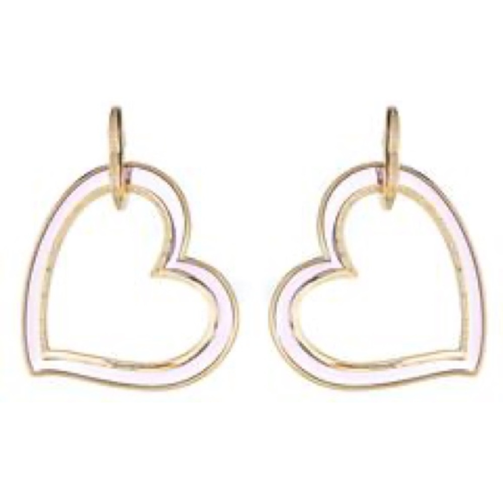 Cristina Sabatini Pink Amoroso Heart ❤️ earrings
